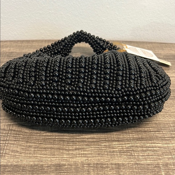 Stunning Black Beaded Hobo Bag 🖤 - Picture 5 of 7